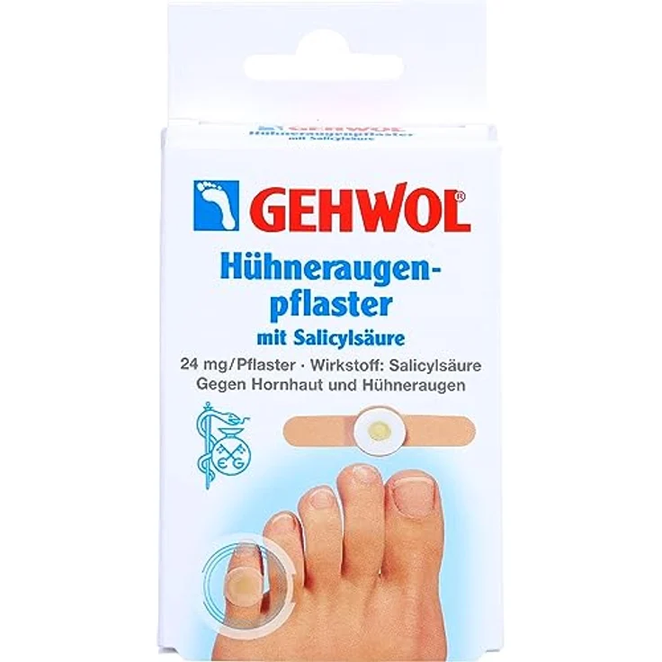 Gehwol Hühneraugenpflaster mit Salicylsäure 6 Stk, zur Drucklinderung – Bild 2