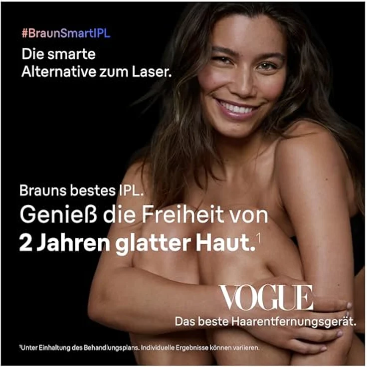 Braun Smart IPL Haarentfernung Skin i·expert 7, Professionelle Dauerhafte Laser-Haarentfernung, Designed in Germany, inkl. Etui, Venus Rasierer, 4 Aufsätze, PL7431, Weiß/Rosegold – Bild 2