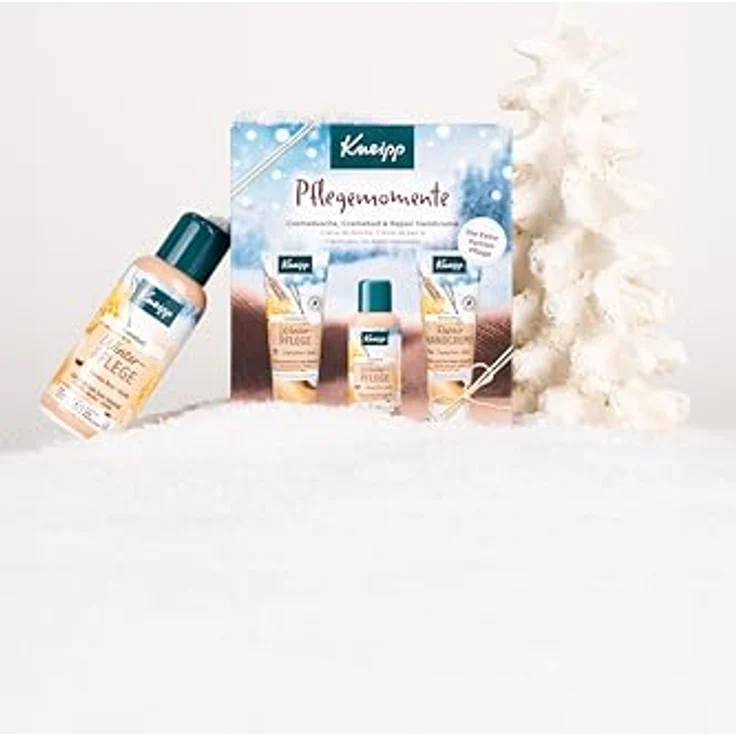 Kneipp Winterpflege-Geschenkset, Pflege-Set mit Cremebad, Cremedusche und Handcreme, 100 ml und 75 ml – Bild 3