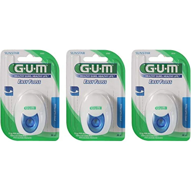 GUM Easy Floss Zahnband 30m, Sanftes PTFE-Dentalband für gründliche Reinigung und Plaque-Entfernung – Bild 2