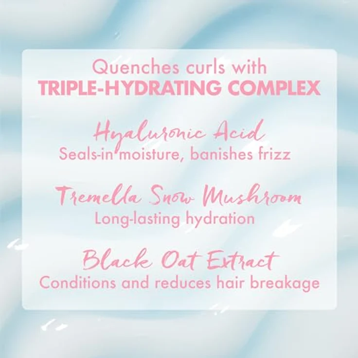 Umberto Giannini Thirsty Curls Anti-Frizz Transf. Cream, nicht fettende Haarcreme & Stylingcreme für Damen, 100 ml, Hitzeschutz bis 230°C, feuchtigkeitsspendend, mit Hyaluronsäure und schwarzem Haferextrakt – Bild 6