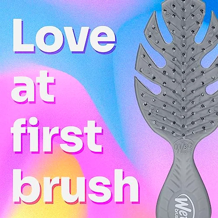 Wet Brush Go Green Mini Detangler Brush - Grey for Unisex 1 Pc Hair Brush – Bild 3