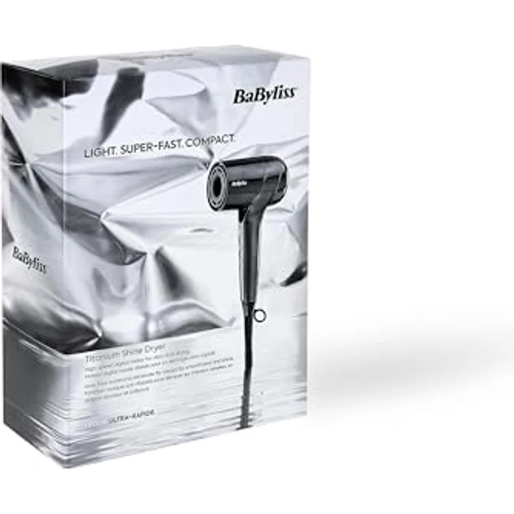 BaByliss D6200DE, Haartrockner mit digitalem Motor, Ionen-Technologie und 1600 W Leistung, Schwarz – Bild 6