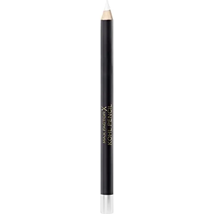 Max Factor Kohl Kajal Weiss 10 – Weißer Kajal perfekt für Smokey Eyes – Lidstrich auftragen leicht gemacht – 1 x 4 ml