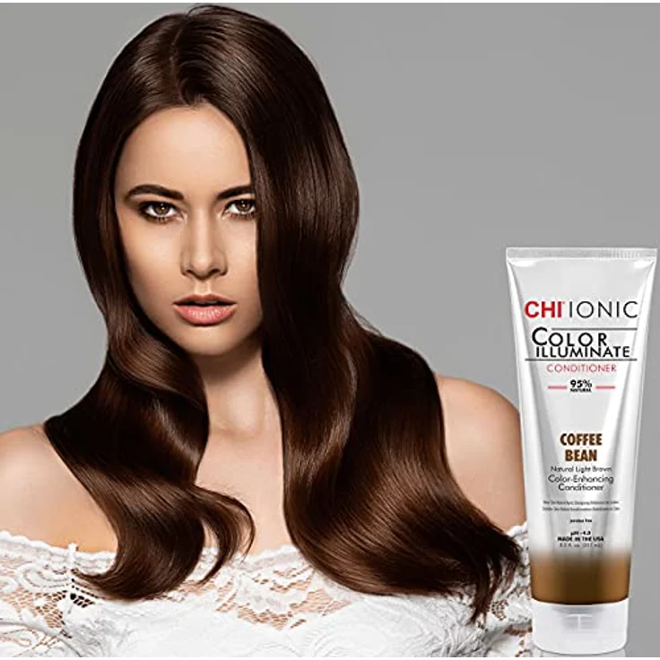 Chi Ionic Color Illuminate Conditioner Coffee Bean 251 ml – Bild 4