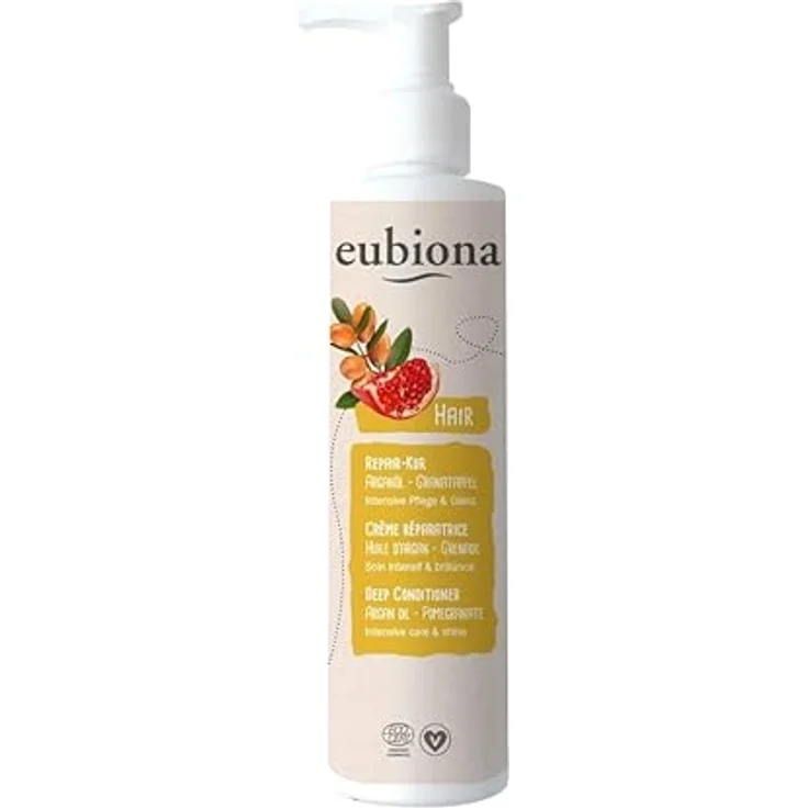 Eubiona Repair-Kur, Arganöl-Granatapfel, 200ml Haarspülung für gepflegtes Haar