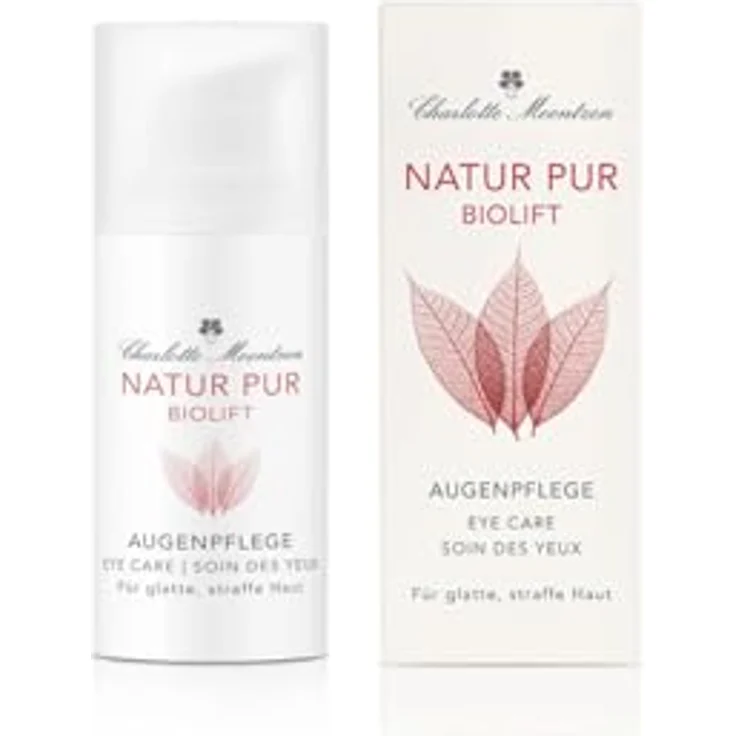 Charlotte Meentzen Natur Pur BIOLIFT Augenpflege, 15 ml, straffend und glättend mit Rotwein- und Rotalgen-Extrakt – Bild 2