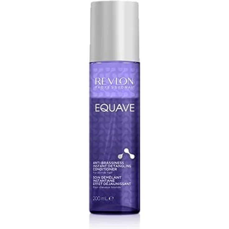 Revlon Professional Equave Anti-Brassiness professioneller, entwirrender Zwei-Phasen Conditioner für blondes, weißes und blondiertes Haar, 200ml – Bild 1