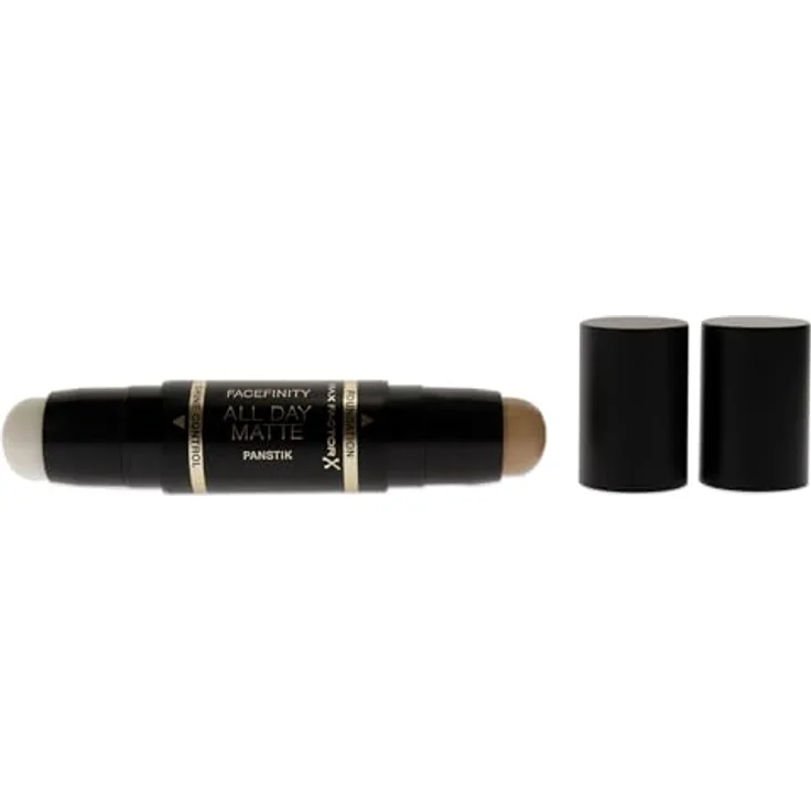 Max Factor Facefinity All Day Matte Panstik, Farbe 70 Warm Sand, 24.5 g - Langanhaltende Foundation und mattierender Primer, Silikonfreie Formulierung - Preisvergleich – Bild 2