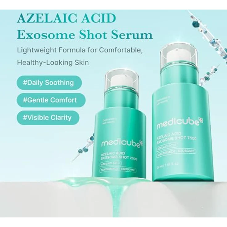 Medicube Azelaic Acid Exosome Shot 2000 Serum 30 ml – K-Beauty Ampoule mit 5 % Niacinamid und mikrofeiner Exosome-Technologie für alle Hauttypen – Bild 2