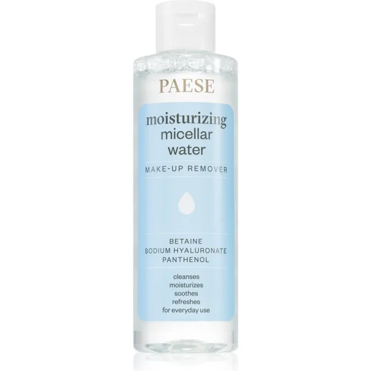 Paese Moisturizing Micellar Water, reinigendes Mizellenwasser mit feuchtigkeitsspendender Wirkung, 200 ml, für empfindliche Haut
