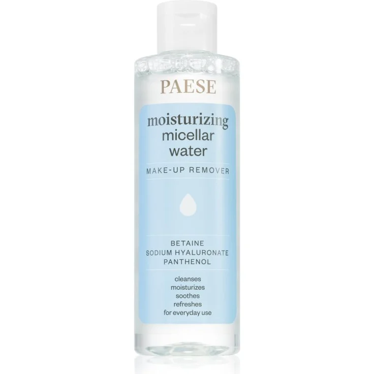 Paese Moisturizing Micellar Water, reinigendes Mizellenwasser mit feuchtigkeitsspendender Wirkung, 200 ml, für empfindliche Haut