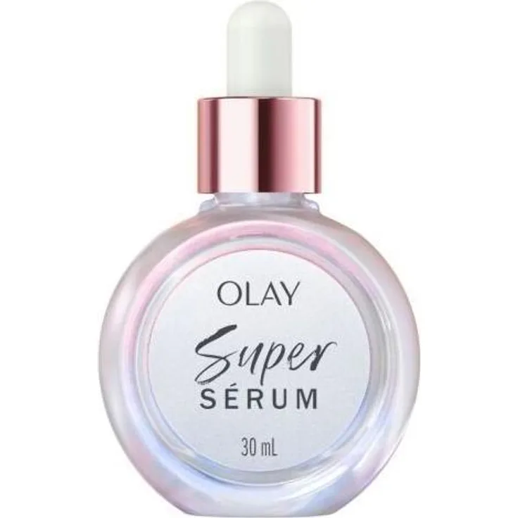 Olay Super Serum Vitamin C, Gesichtsserum mit Niacinamid und Kollagen-Peptiden, Anti-Aging Pflege, 30 ml