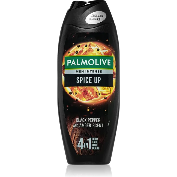 Palmolive Men Intense Spice Up, 2-in-1 Duschgel und Shampoo mit intensiv feuchtigkeitsspendender Wirkung, 500 ml
