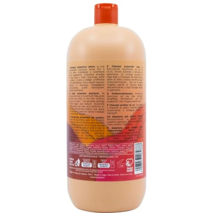 Inebrya Color Perfect Farbschutz-Shampoo, 1000 ml - Mit Rotalgen und Natriumgluconat, vegan & silikonfrei – Bild 2