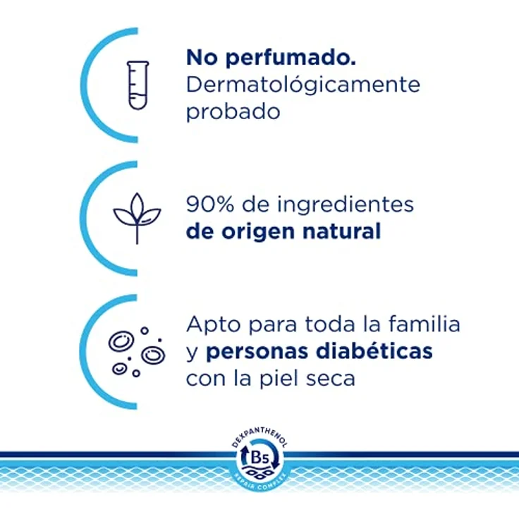 BEPANTHOL Feuchtigkeitscreme, reparierende Derma-Lotion für trockene Haut, 400 ml, sofortige und langanhaltende Feuchtigkeit, ohne Parfüm – Bild 5
