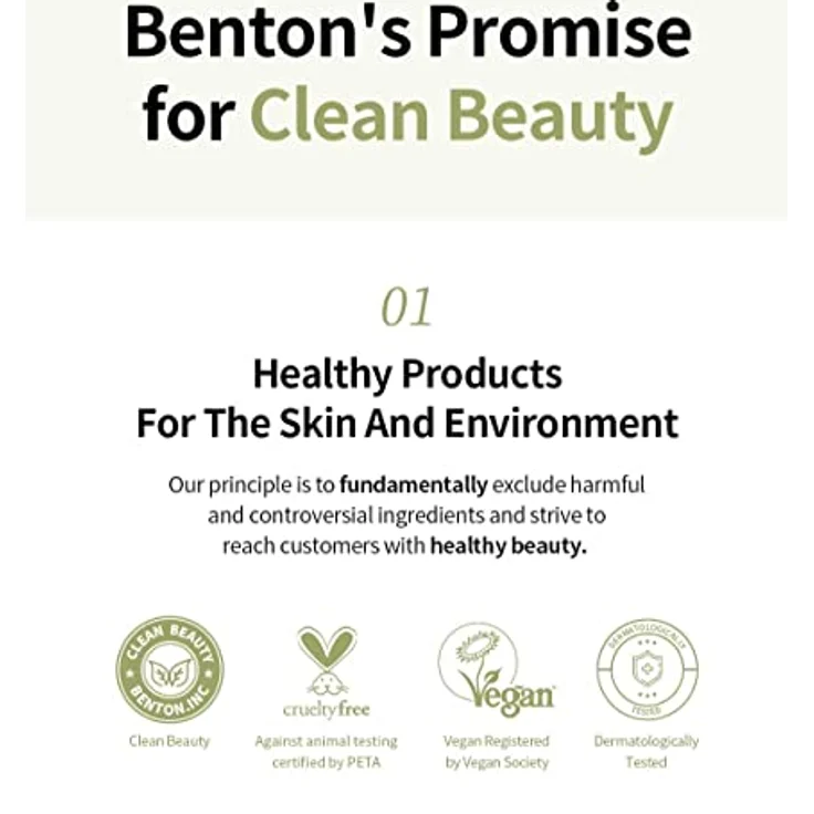 Benton Air Fit UV Defense Sun Cream, Sonnencreme für das Gesicht mit SPF 50, 50 ml, feuchtigkeitsspendend und nicht fettend – Bild 7
