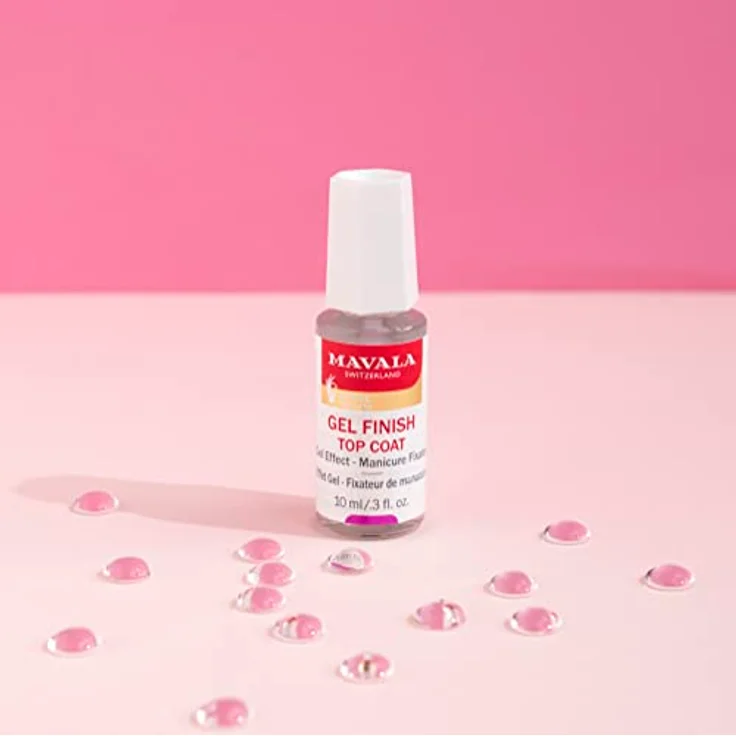 MAVALA Top Coat Gel Finish Nagellack, transparente Fixierungsschicht, 10 ml, hohe Haltbarkeit, verhindert Absplittern – Bild 3