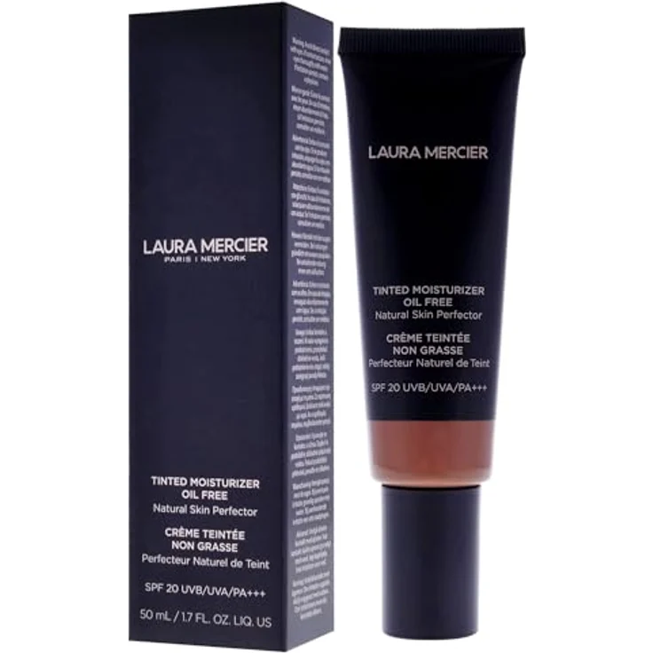 Laura Mercier Tinted Moisturizer Oil Free Relaunch - 5C1 Nutmeg, 50 ml, Deckende Foundation – Bild 4
