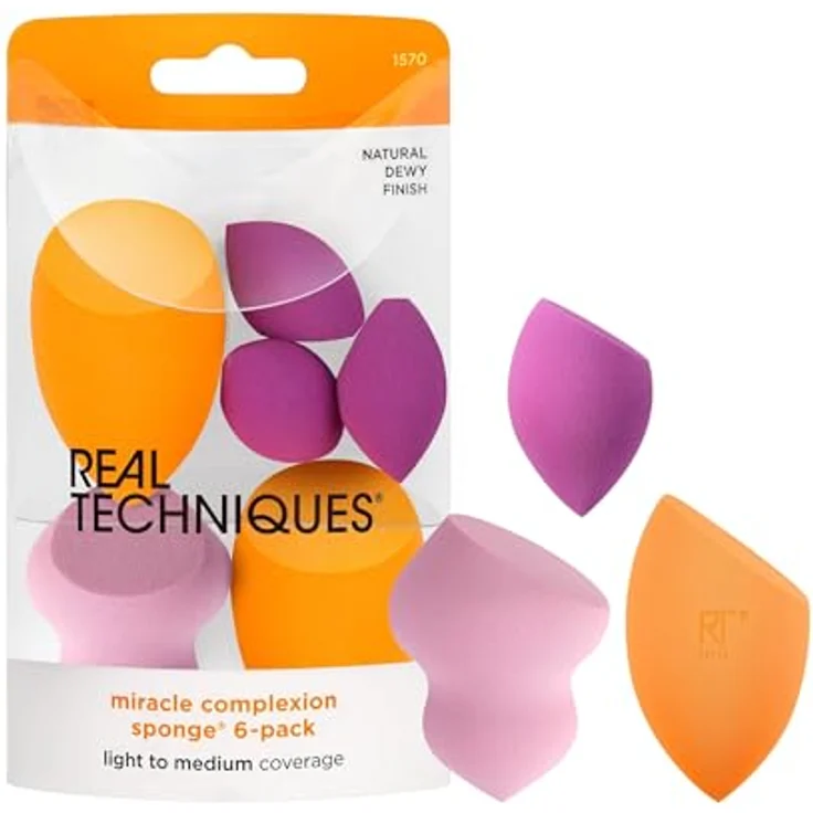 Real Techniques Set Miracle Sponges 3 Steps Dekorative Kosmetik Make-up Accessoires – Bild 2