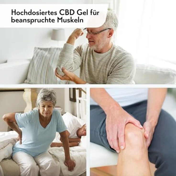 RubaXX Cannabis CBD Gel - Kühlend mit ca. 600 mg CBD - mit Menthol & Minzöl für beanspruchte Muskeln in Rücken, Schultern oder Beinen - 120 ml – Bild 3