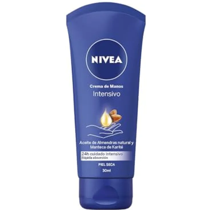 NIVEA Mini Hand Cr.Manos Intensivo 30 Ml. Aceite Alm.P.Seca, Handcreme für intensive Pflege