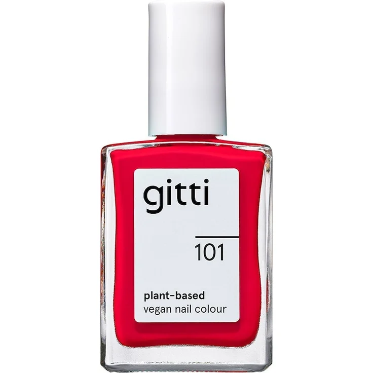 gitti no. 101 Nagellack 15 ml - FIERY RED, hochdeckend und langanhaltend