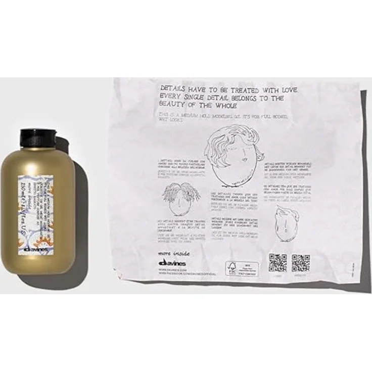 Davines More Inside Texture This Is A Medium Hold Modeling Gel Hold 3 250 ml – Bild 2