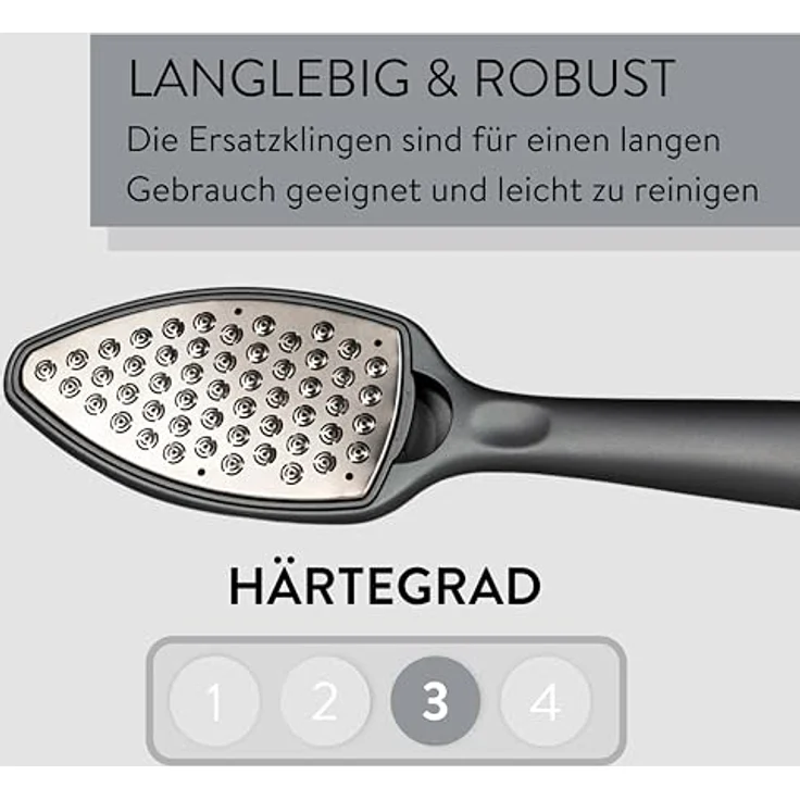 PARSA Beauty ID Hornhautraspel Ersatzklinge, Hornhautentferner für optimale Pflege und langlebige Anwendung – Bild 6