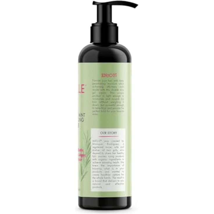 Mielle Organics Rosemary Mint Multi-Vitamin Daily Styling Creme für die Definition von lockigem Haar, paraben- und silikonfrei, 240 ml, weiß – Bild 9