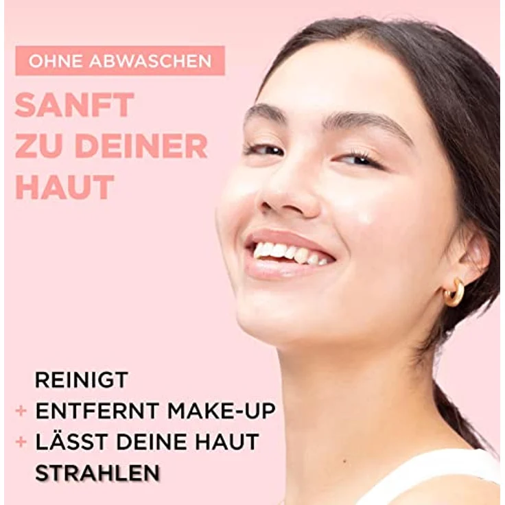 Garnier Mizellen Reinigungswasser, All-in-1 Reinigung mit Rosenwasser, Gesichtswasser für eine sanfte Reinigung und schonendes Abschminken, SkinActive, 1 x 700 ml – Bild 2