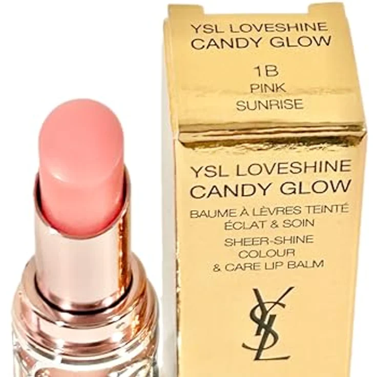 Yves Saint Laurent Loveshine Candy Glow Tönungsbalsam für die Lippen 1B Pink Sunrise, feuchtigkeitsspendend, 3,1 g – Bild 3