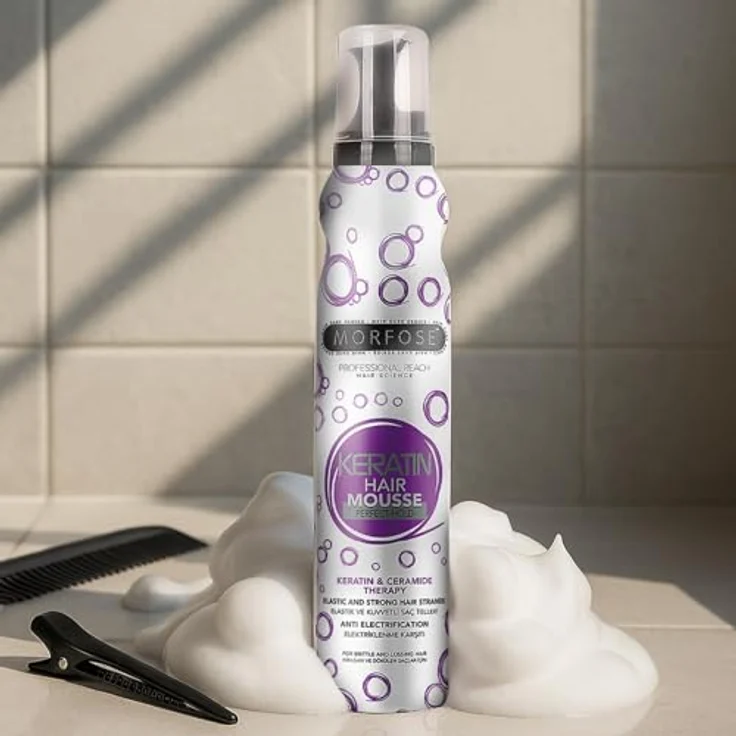 Morfose Haarschaum, Perfekter Halt mit Keratin für Volumen, 200 ml – Bild 5
