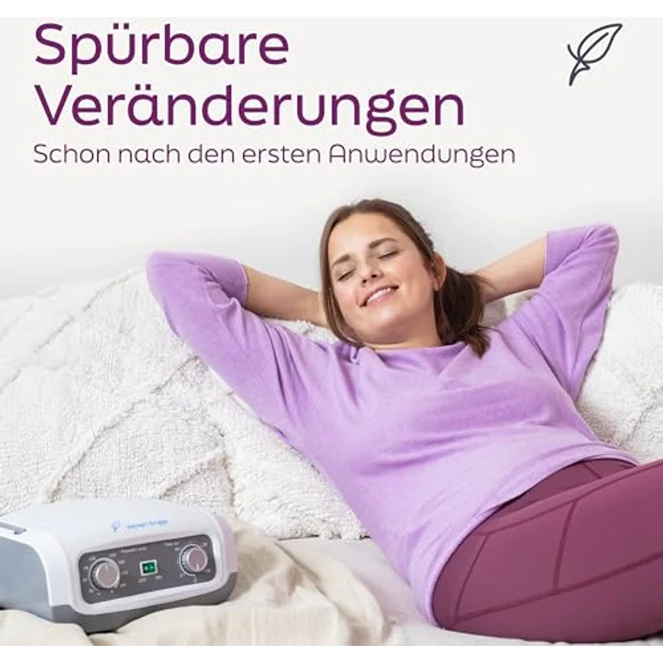 Venen Engel 4 Basic, Arm Massagegerät mit 4 Luftkammern, 1 Massageprogramm zur Förderung der Durchblutung, gegen Wassereinlagerungen, ergänzend zur manuellen Lymphdrainage – Bild 5