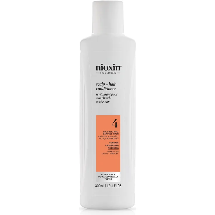 Nioxin SYSTEM 4 Conditioner, für gefärbtes und geschädigtes Haar mit fortschrittlicher Schwächung, 300 ml
