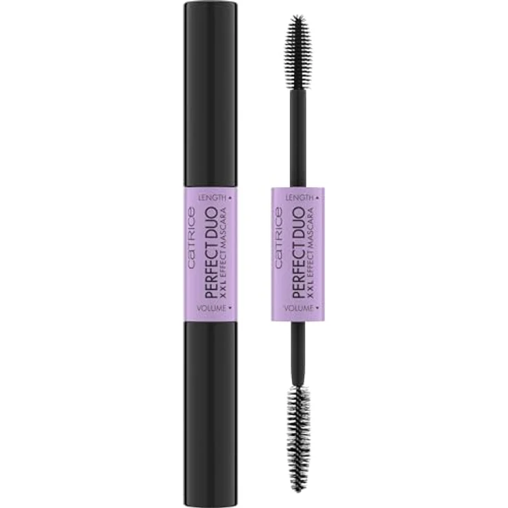 Catrice Perfect Duo XXL Effect Mascara, Nr. 010, Schwarz, langanhaltend, volumengebend, Extremes Volumen, intensiv, vegan, 1er Pack (8ml) – Bild 2
