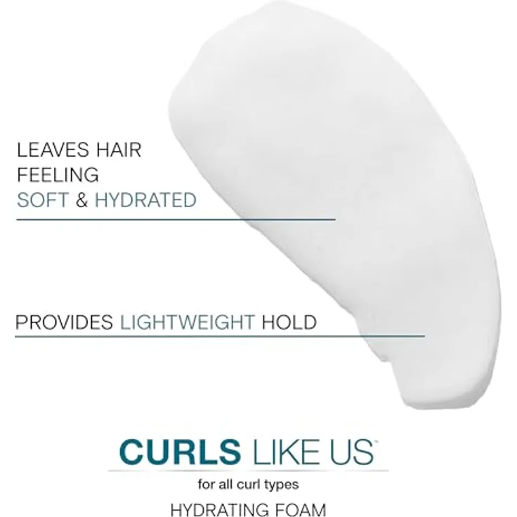 Joico Curls Like Us Smooth & Bounce, Haarschaum für Locken mit leichtem Halt, 200 ml, Frizz- und Feuchtigkeitschutz für 72 Stunden – Bild 5