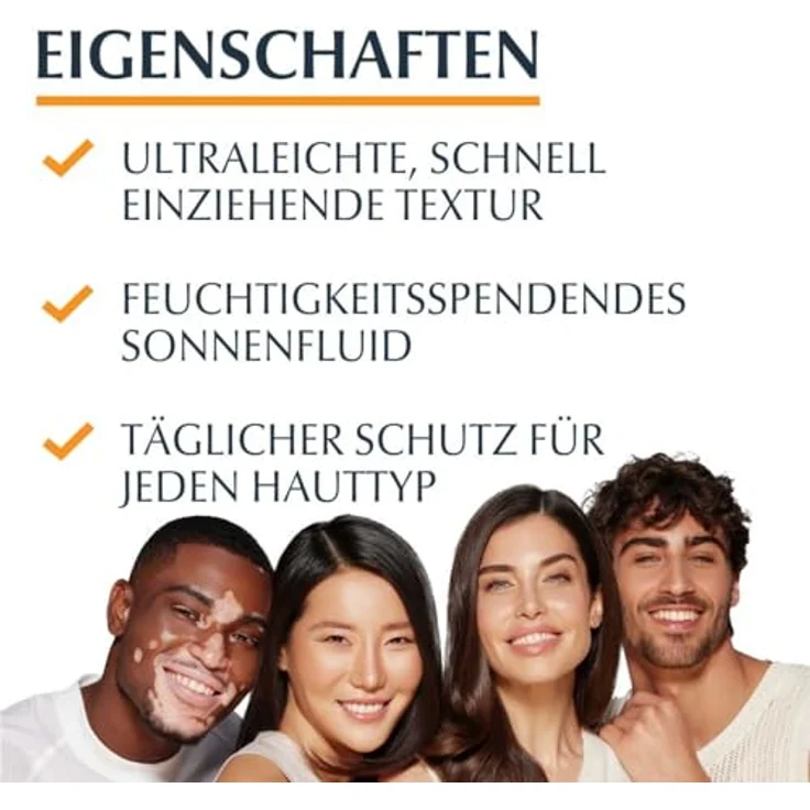 Eucerin Sun Hydro Protect Face Sun Fluid LSF 50+ 50 ml, Ultraleichtes Sonnenfluid für das Gesicht – Bild 2