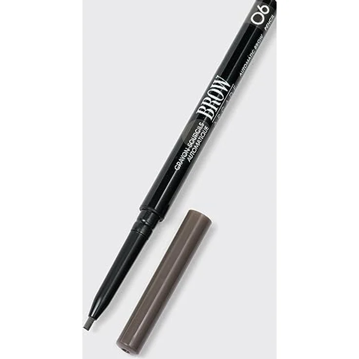 Vivienne Sabo Automatic Brow Pencil, Augenbrauenstift in dunkelbraun mit integriertem Bürstchen – Bild 2