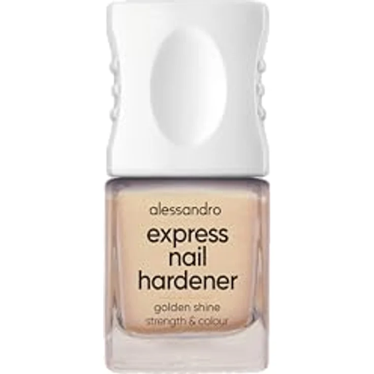 Alessandro Express Nail Hardener, Nagelpflege Nagellack für Damen, 10 ml, stabilisiert und schützt Naturnägel mit Diamantstaub – Bild 3