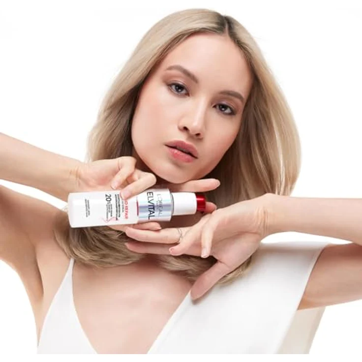 L'Oréal Paris Elvital Bond Repair Leave-In Serum, Haarreparatur & Schutz gegen Haarschäden, mehr Glanz, 150ml, mit Bond-Repair-Komplex und Zitronensäure – Bild 5