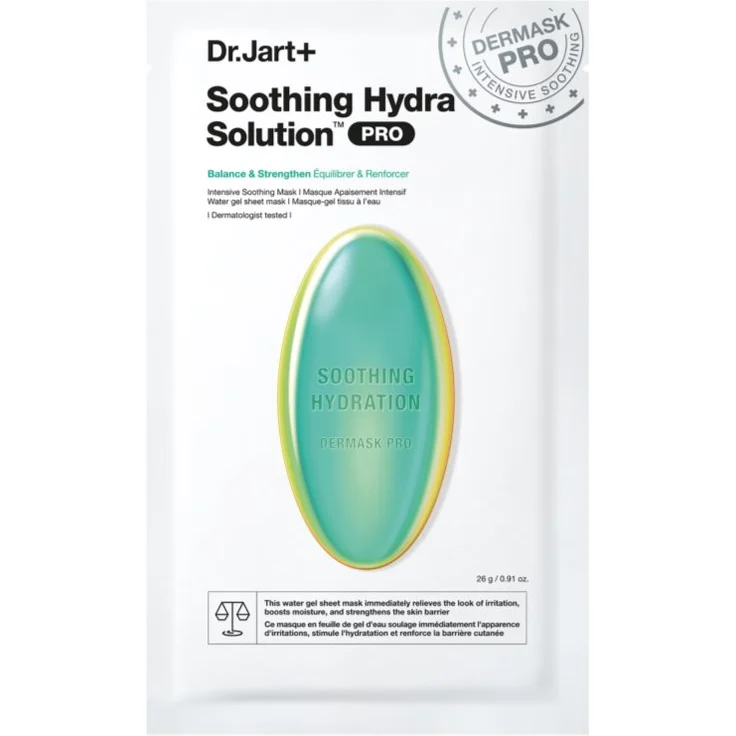 Dr. Jart+ Soothing Hydra Solutionâ„¢ Intensive Soothing Mask, regenerierende und feuchtigkeitsspendende Gesichtsmaske, 26 g – Bild 1