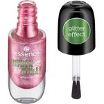 essence HIDDEN JUNGLE effect nail lacquer, Nailpolish, Nagellack, Nr. 04 Pink Mystery, pink, gelig, glitzernd, intensiv, strahlend, metallisch, glänzend, vegan, Mikroplastik Partikel frei (8ml)