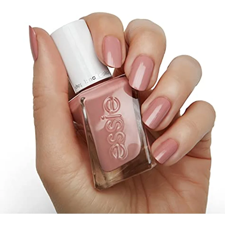essie Gel Couture Nagellack, Nr. 485 princess charming, Nude, 13,5 ml - Glänzendes Gel Finish, ohne UV Licht, bis zu 12 Tage Halt – Bild 3