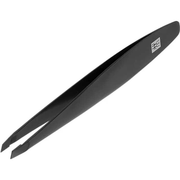 ZWILLING Pinzette, Schräge Spitze, Ergonomisches Design, Hypoallergen, Erweiterte Griffbreite, Premium, Schwarz, 100 mm – Bild 4