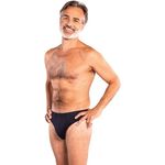 Souverän Blasenschwäche Unterwäsche Männer - Slip Unterhose für leichte Inkontinenz bei erwachsenen Männern, waschbar & antibakteriell, 60ml Flüssigkeitsaufnahme, Größe M (EU 5)