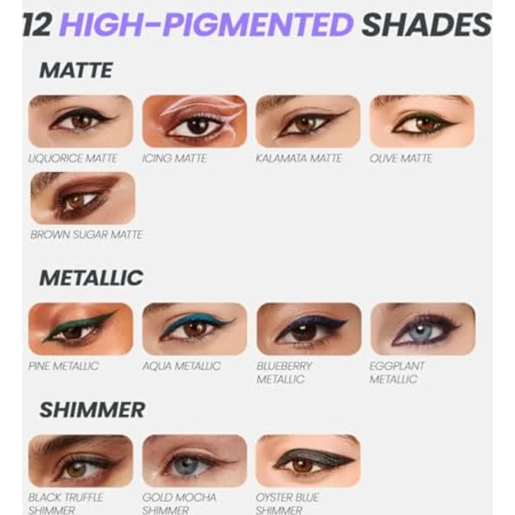WONDERSKIN 1440 Longwear Eyeliner, langlebiger Eyeliner mit intensiver Farbe, Farbton Pine, 1.2 g – Bild 6