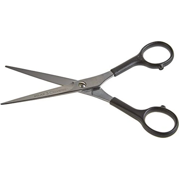 3 CLAVELES 2818C6, Friseur-Schere, Modell Relax, 15,24 cm, Schwarz,D 3 – Bild 2