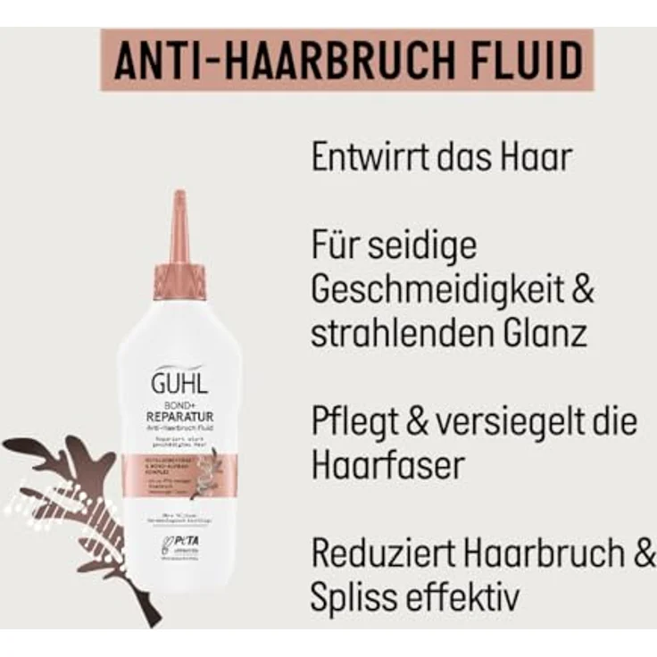 Guhl BOND+ Reparatur Anti-Haarbruch Fluid - 150 ml - Stark geschädigtes Haar reparieren - Bis zu 99 Prozent weniger Haarbruch - Ohne Silikone – Bild 4
