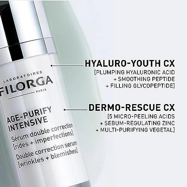 Filorga AGE-PURIFY INTENSIVE 30 ml, bekämpft Falten und Unreinheiten, mit Anti-Aging Wirkung – Bild 5